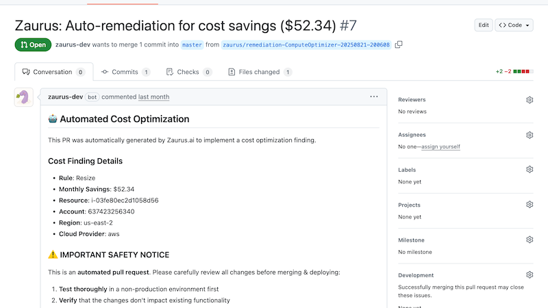 Auto-Remediate Terraform