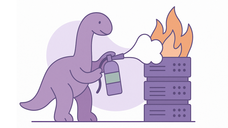 Putting out a fire